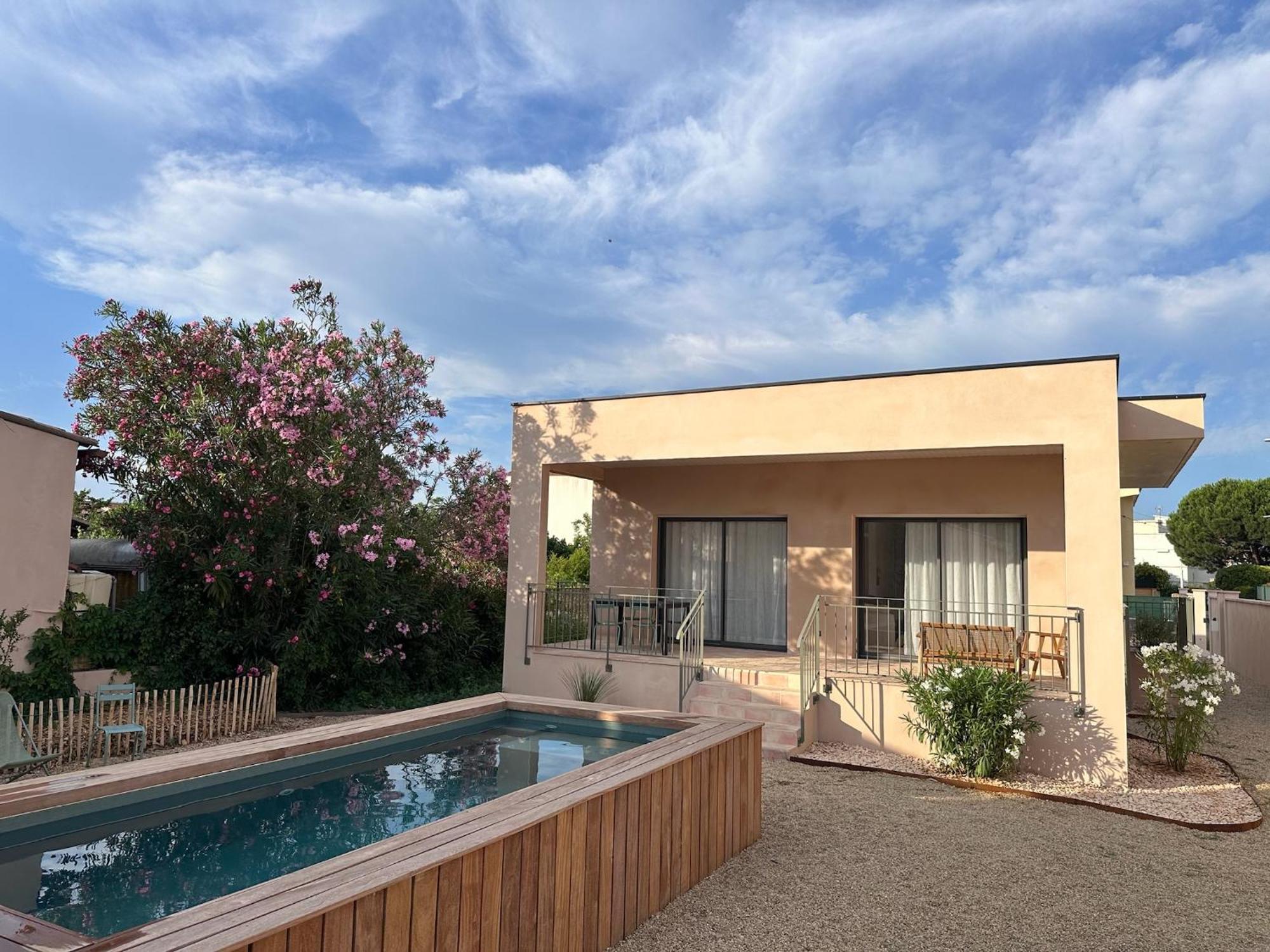 Villa Familiale Avec Piscine Hyper Centre Valras-Plage Exterior photo